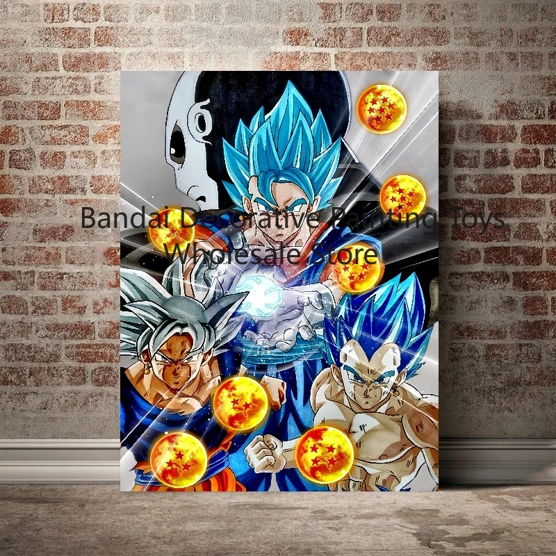 Cartaz japonês do personagem do anime Dragon Ball Cartoon, Goku, Vegeta, Imagens, Pinturas de Lona, Impressões, Arte Mural, Murais, Decoração de Casa, Presente