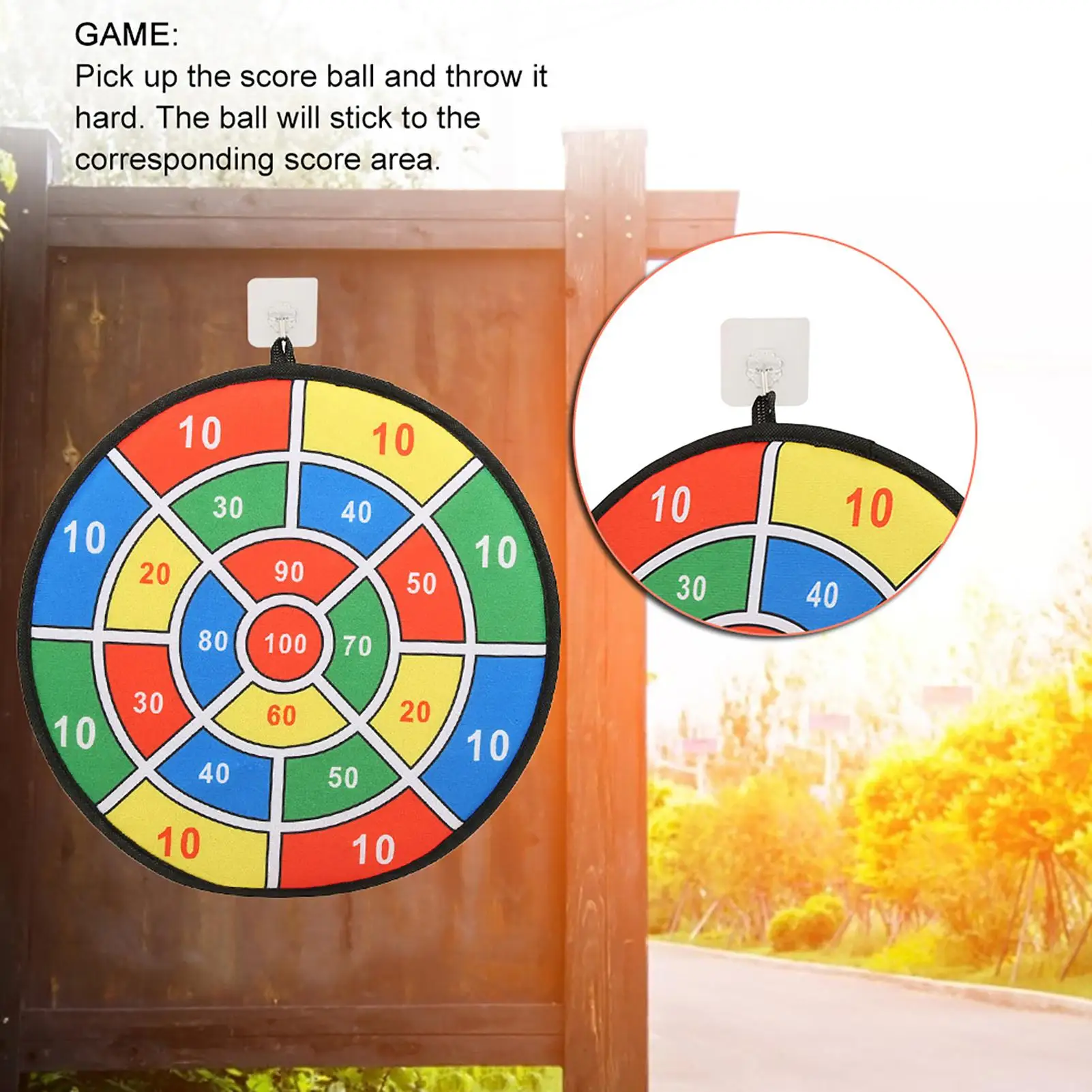 Bersaglio per freccette giocattolo per ragazzi con 20 palline, divertente gioco per feste per sport indoor e outdoor, regalo di compleanno per ragazzi e ragazze dai 3 ai 12 anni