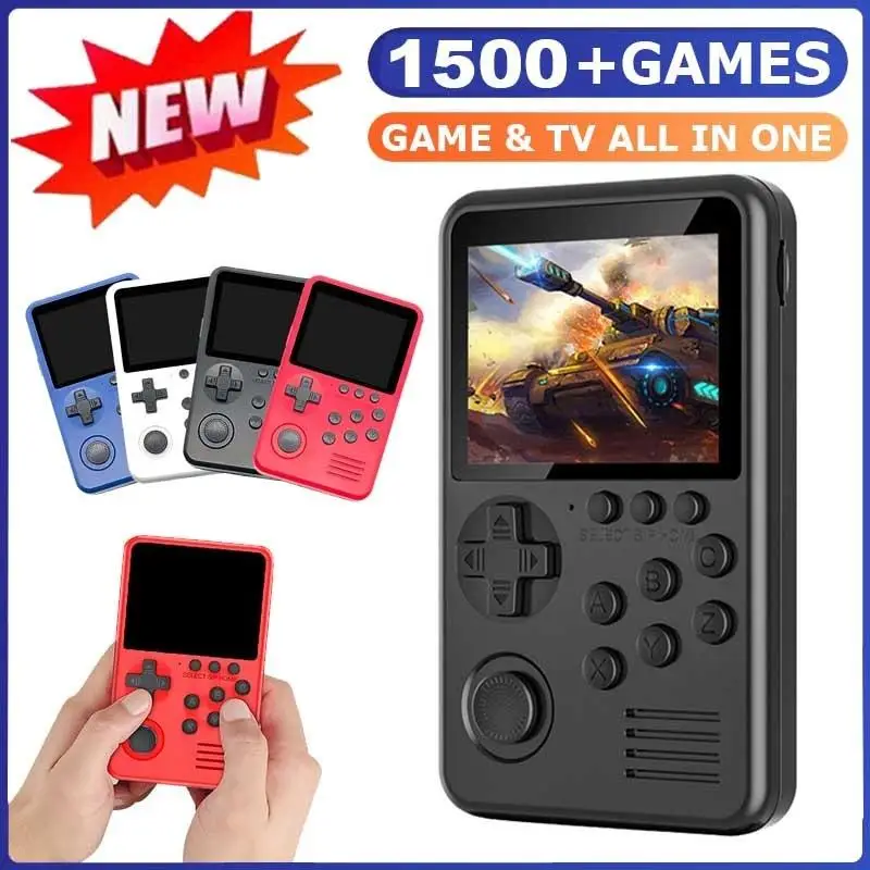 Top! M3S Handheld Game Players Built-in 1500+ Games 16 Bit Retro Smart Video Mini Personal Support TV