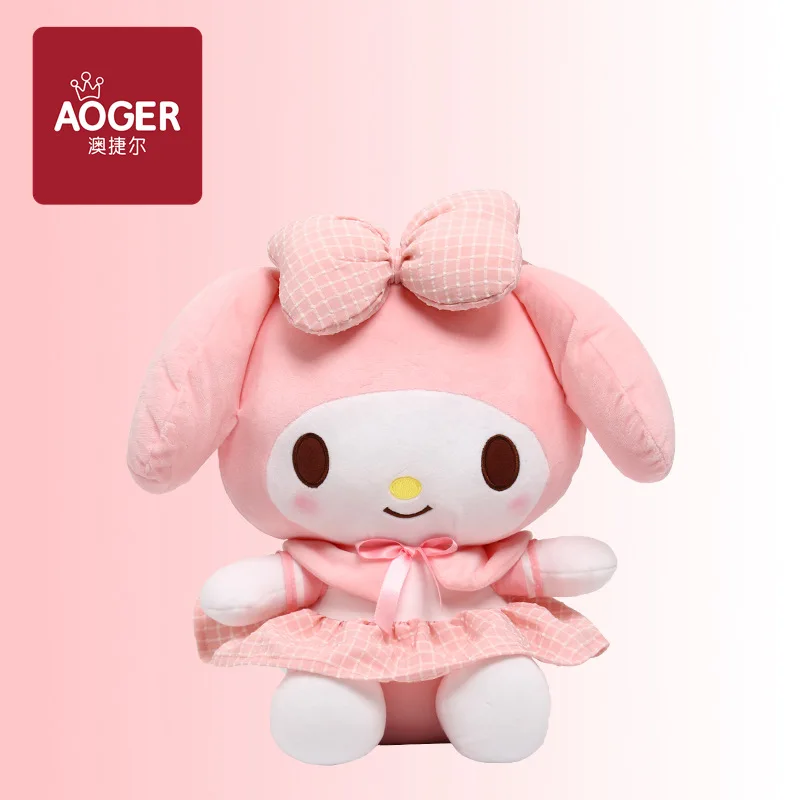 

Авторизованная плюшевая игрушка Meiledi Sanrio, милая кукла-кролик с мелодией, мягкая игрушка для всех возрастов, коллекционная мягкая игрушка