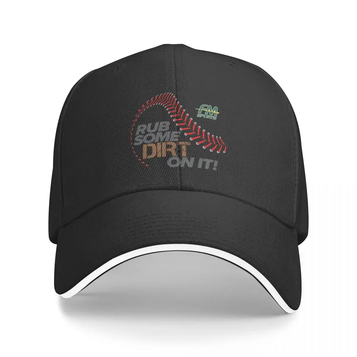 Rub Some Dirt On It - FM Sports Baseball Cap Sun Hat For Children New In Hat Dropshipping Women's 2025 Men's