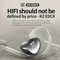 New KZ EDCX IN Ear Earphones Hifi Bass Earbuds Monitor Headphones Sport Game Noise Cancelling Headset EDX EDS EDA ZSTX D-FI
