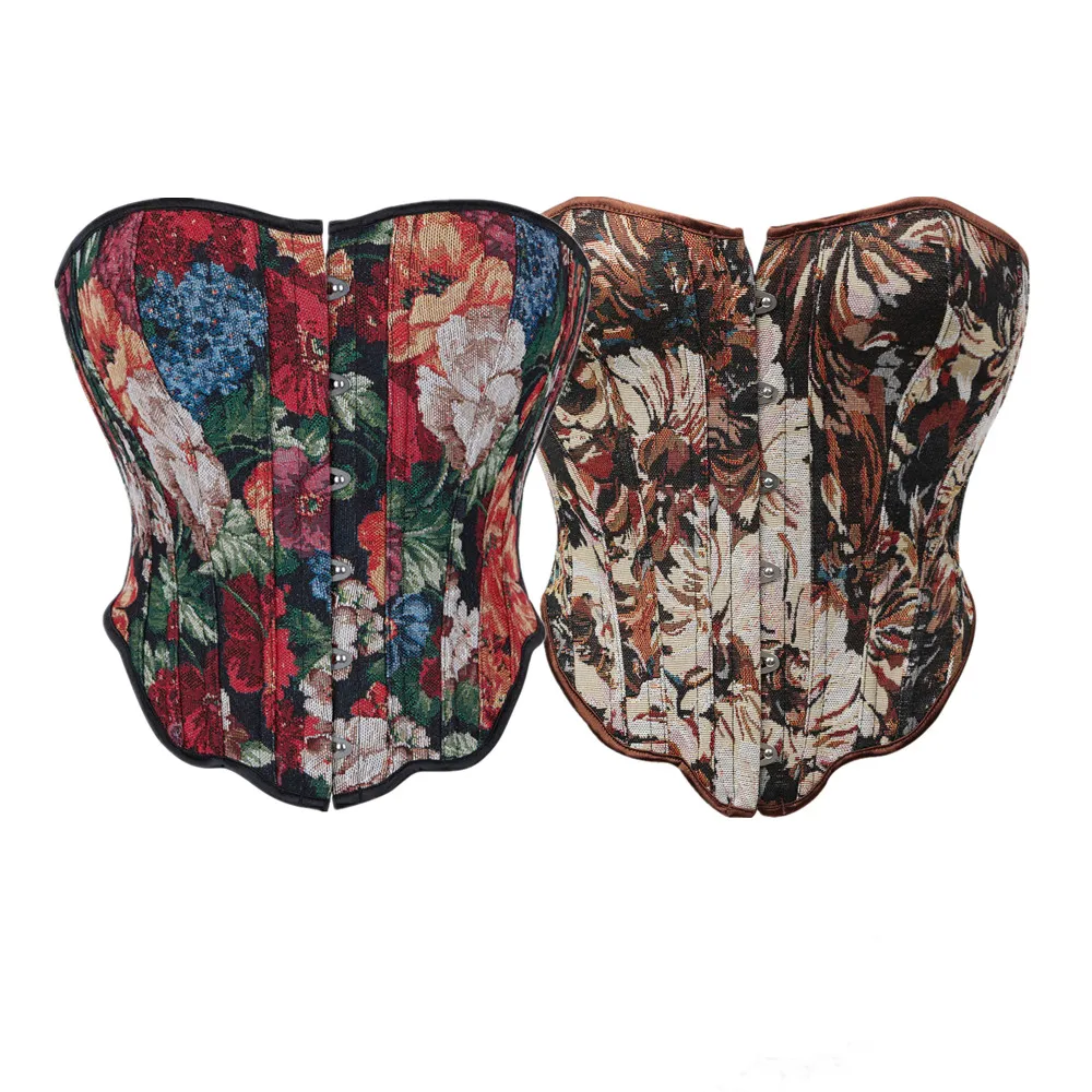 

Сексуальные женские корсеты-топы с принтом «Моне», винтажные бюстье, корсеты для коррекции фигуры, бесшовное белье без бретелек