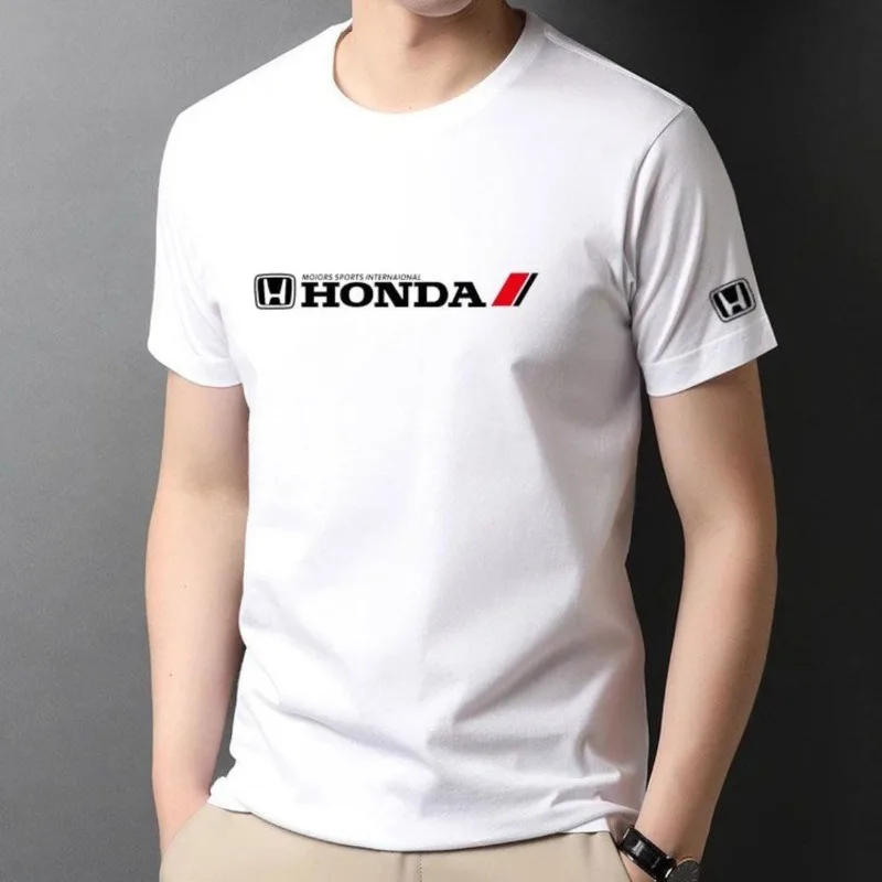 

Заводская команда Велосипедный костюм Летняя майка Honda Мужская и женская футболка в одном стиле для пары HONDA Racing Series с короткими рукавами