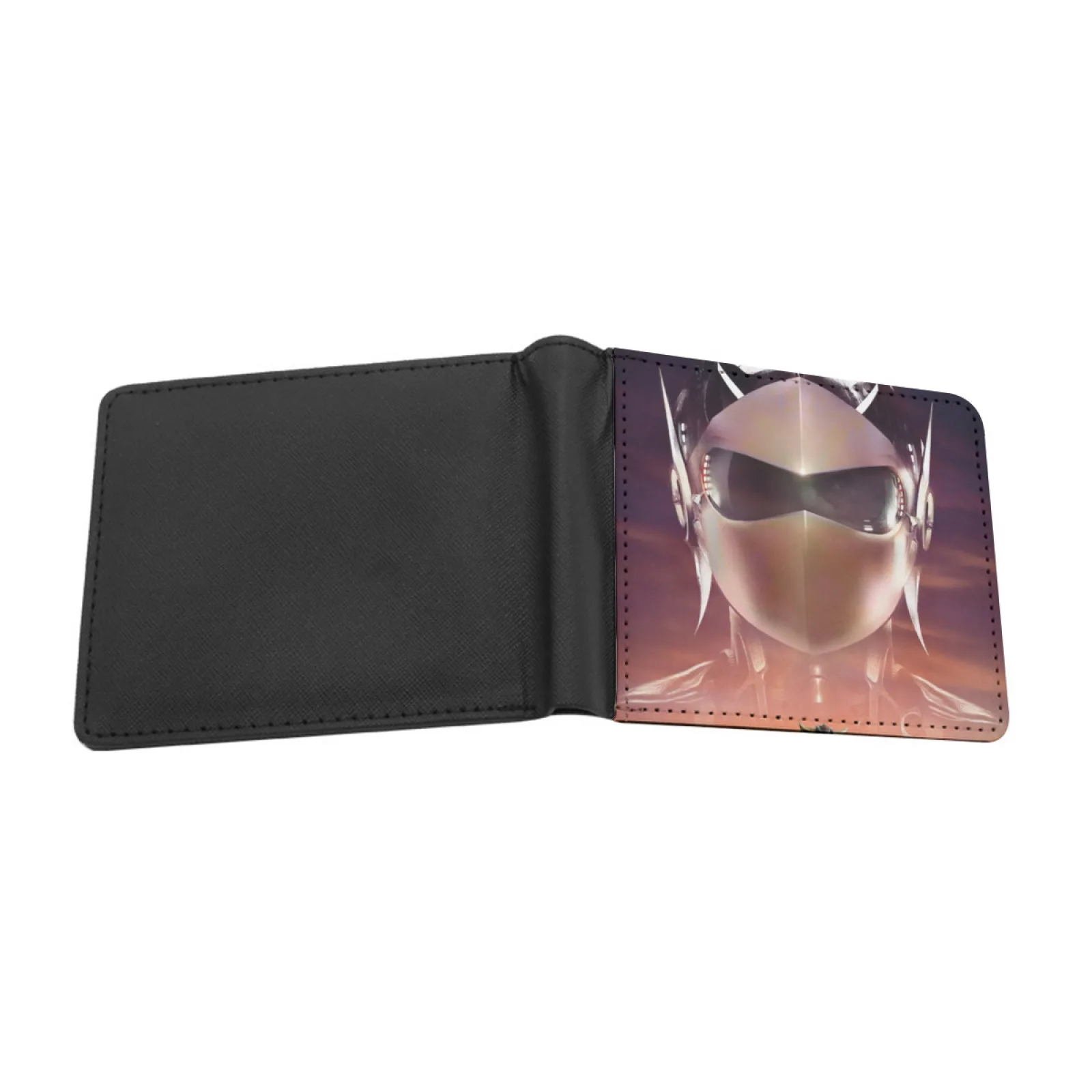 Grendizer Aka Grendizer Poster Poster New Men's Wallet Short Fashion Pu Leather Wallet Multi Card Wallet Grievity Grindizer