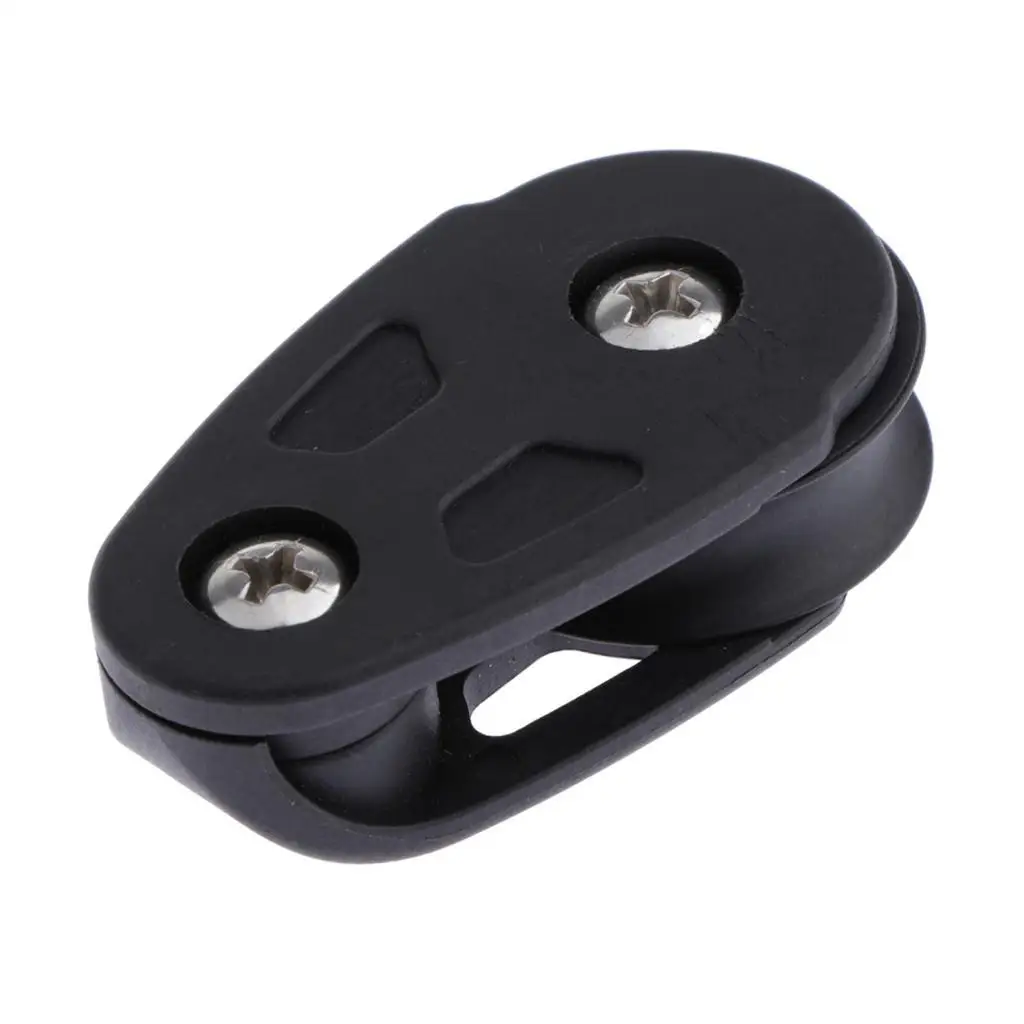 Single Nylon Pulley Block Sheave Marine Grade Metal Boat Pulley Tools for Kayak Canoe Anchor System Installation