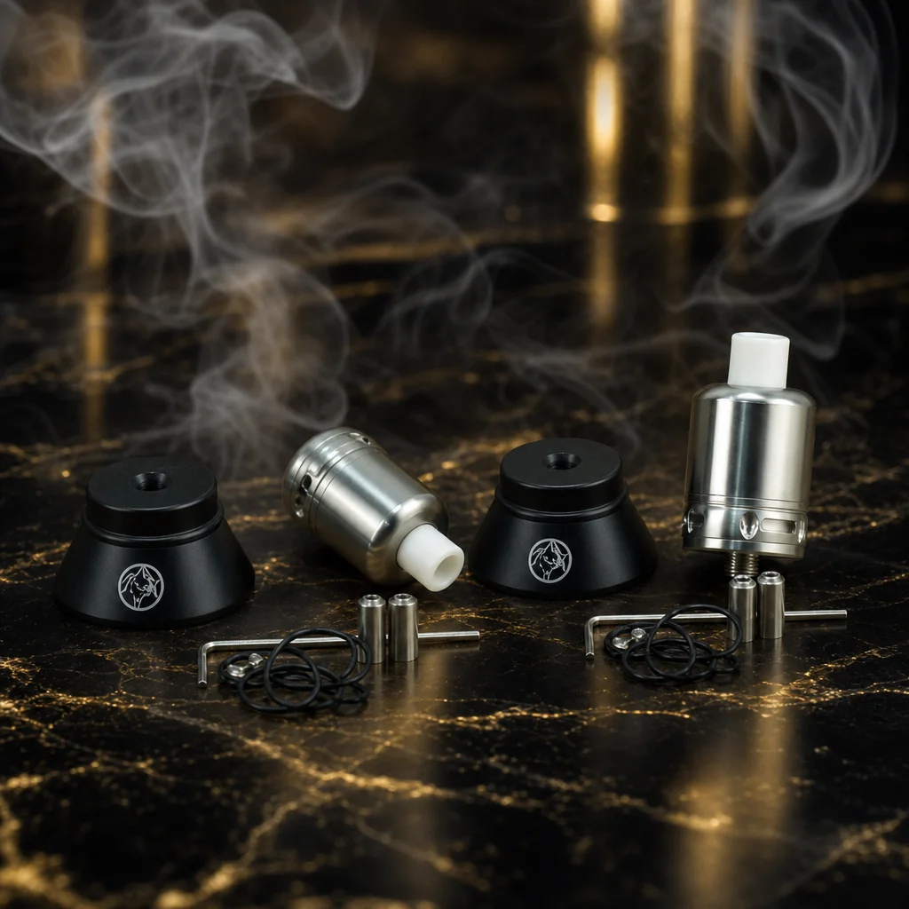 

Wolfcool Vape SnapDragon Style 22mm RDA Rebuildable Dripping Atomizer with 316SS Construction