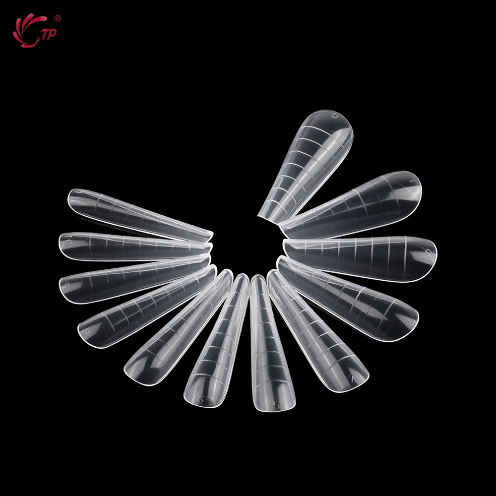 Tp 120Pcs Dual Form Nail Quick Building Gel Mal Full Cover Acryl Valse Nail Tips Verlengsysteem Top Vormen Mallen Accessoires