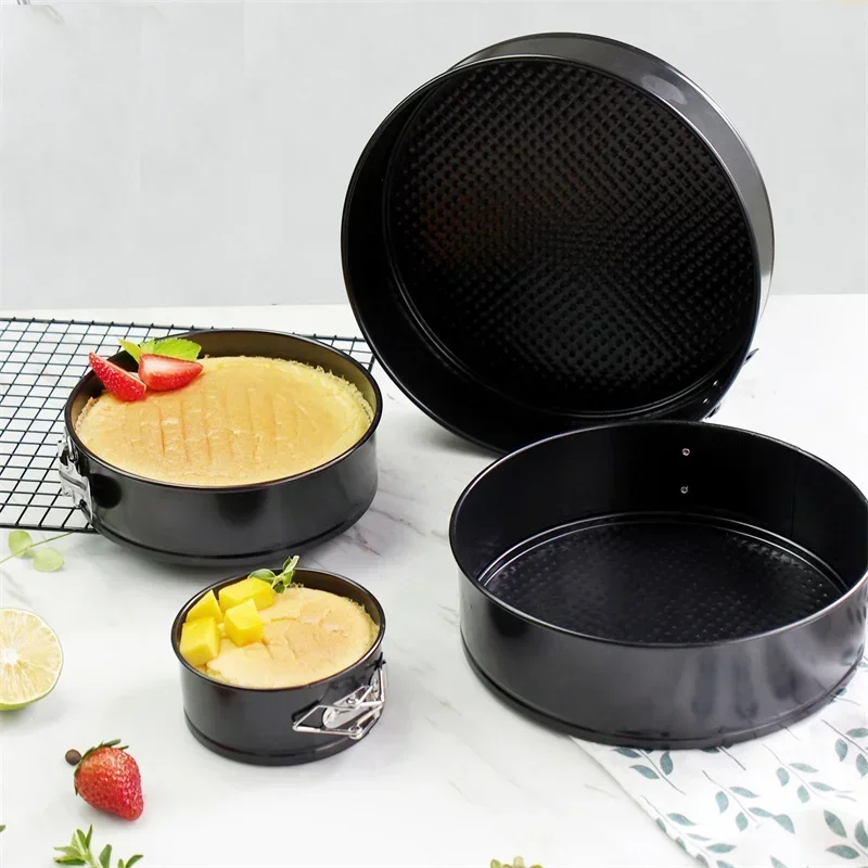 4/7/9/10 Inch Round Non-Stick Pot Cake Stand with Detachable Latch Removable Bottom Cake Baking Pan Kitchen Bakeware Accessories