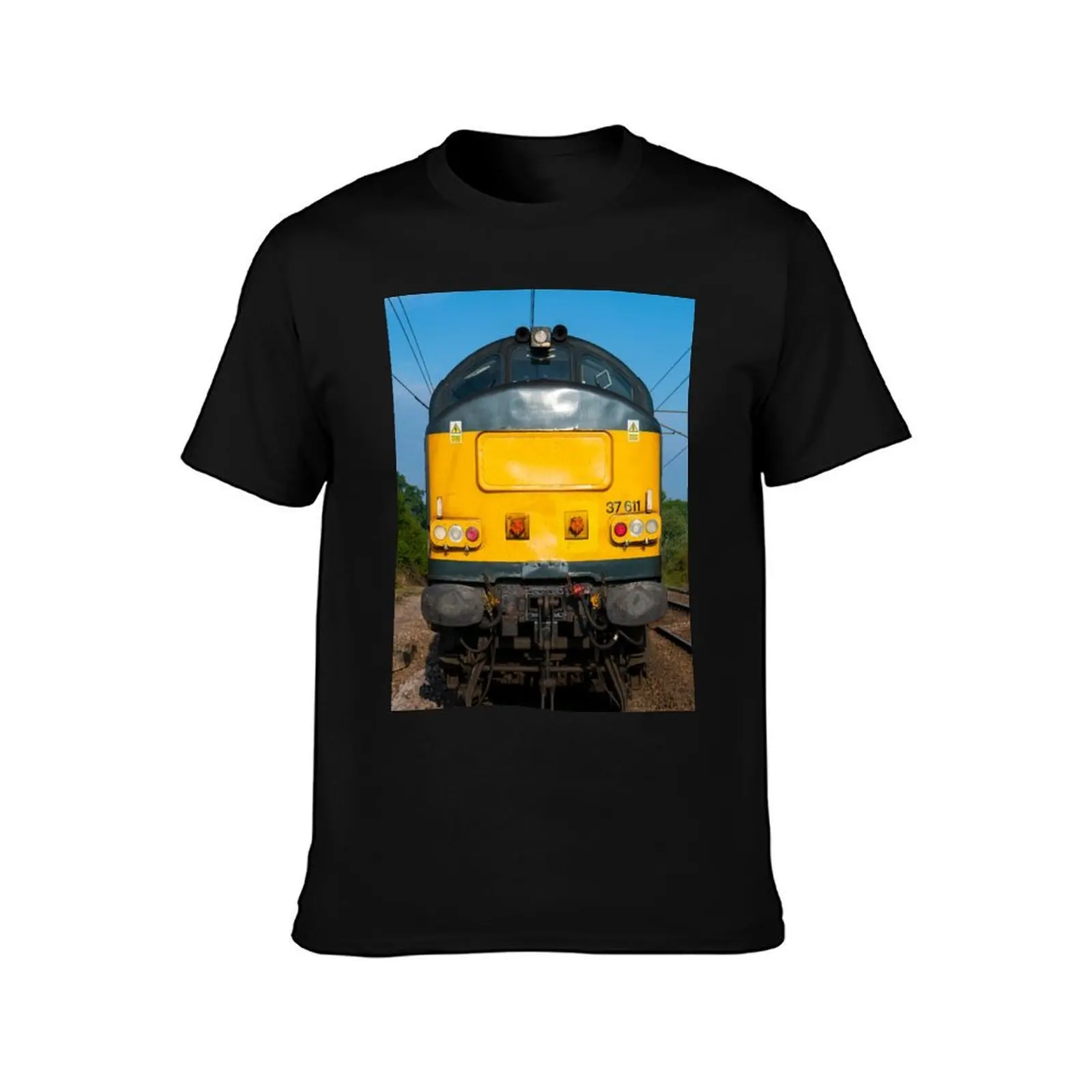 Class 37 Loco T-Shirt, Summer Casual Cotton Tee, Oversized Streetwear Tops, Vintage Graphic Print, Loose Fit Short Sleeve