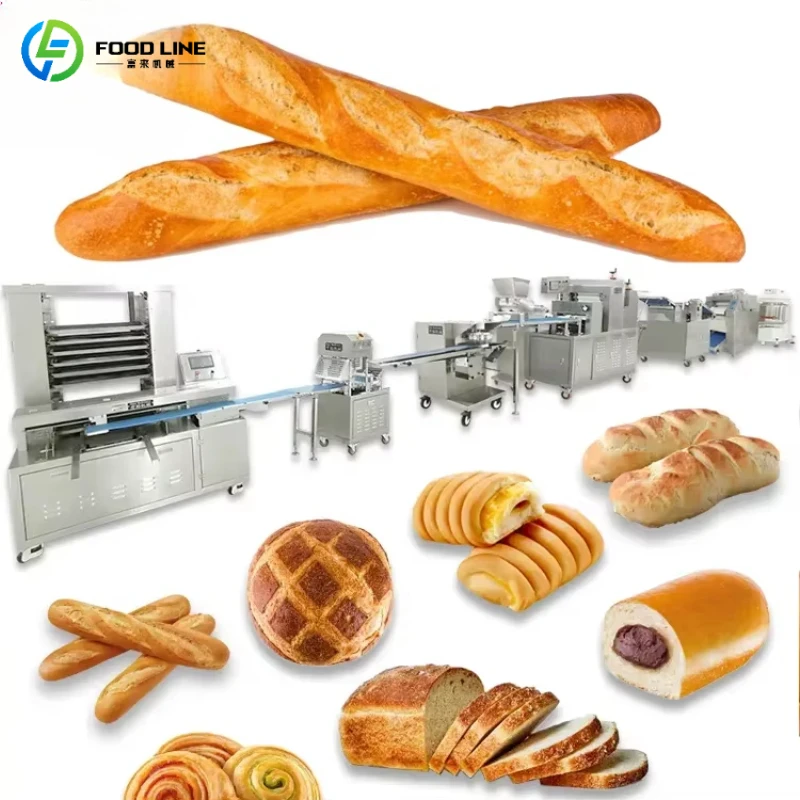 Customized Bread Making Machine Commercial Bread Production Line for Industrial High Speed Bread Processing Line