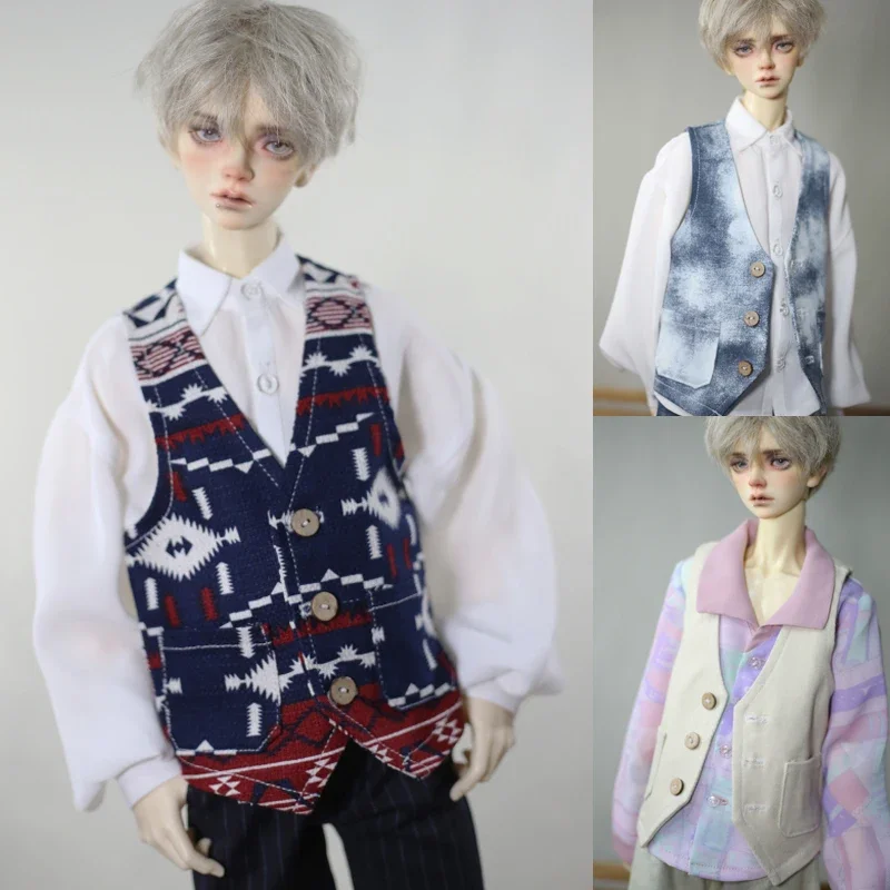 D04-B041 children handmade toy 1/3 1/4 SD10 Uncle68 73 Doll BJD/SD  doll Accessories Layer with a waistcoat 1pcs