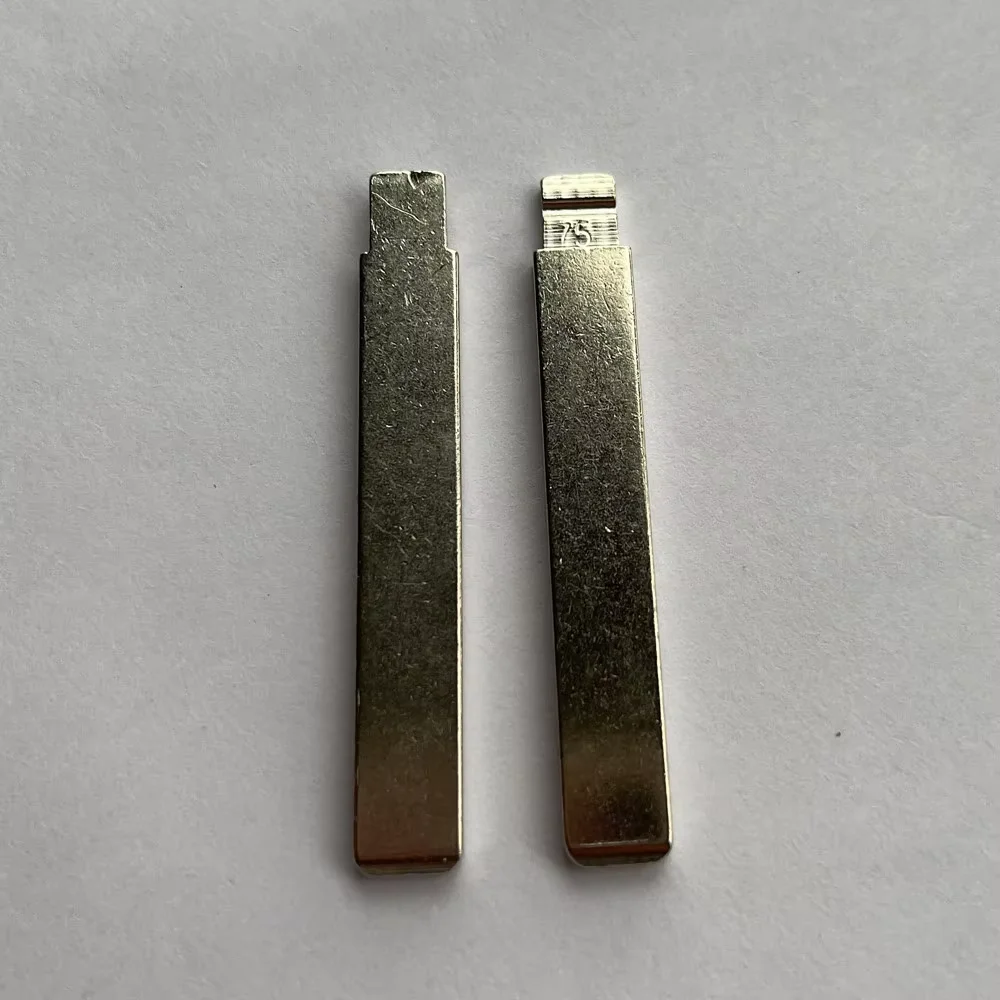 10Pcs #75 Uncut Flip Key Blade Compatible KD VVDI Xhorse Replacement Blank For Kia Sorento Geely Panda Locksmith Tool