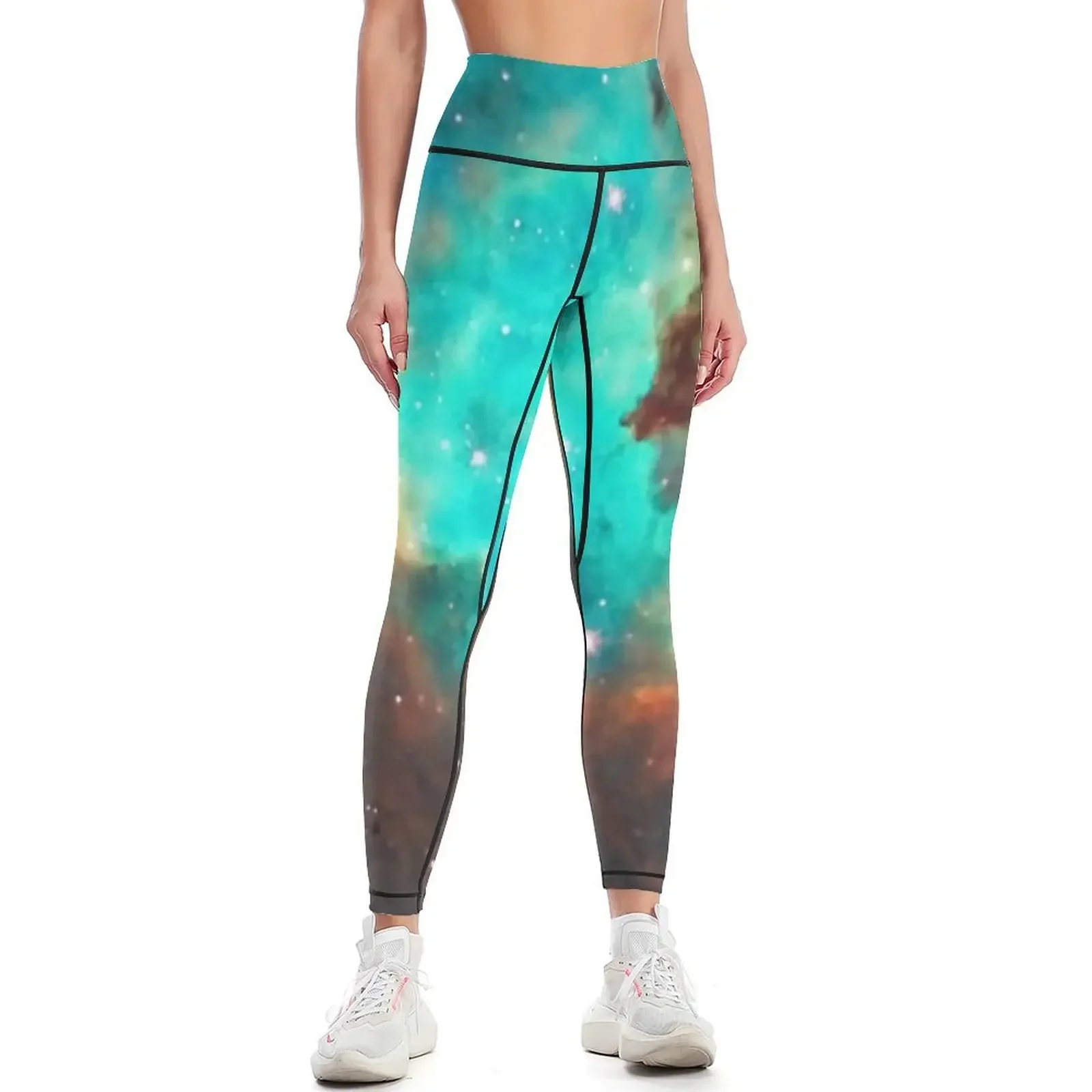 Galaxy / Seahorse / Large Magellanic Cloud / Tarantula Nebula Leggings high waist sportswear gym Womens Leggings