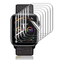For Apple Watch Series10 9 8 7 6 SE 5 4 3 Soft Protective Film 38 40 41 42 45mm Full Cover Transparent Sticker Screen Protector