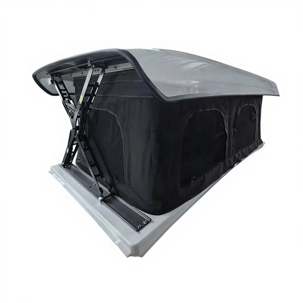 RV Pop Top Roof Accessory-Fiberglass Waterproof Roof Automatic/Manual Durable Construction 3-Year Warranty Vertical Outdoor