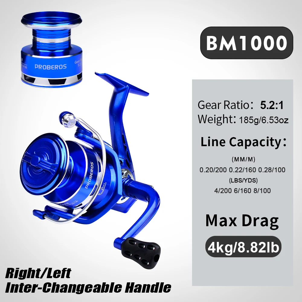 best price beros lp1000 fishing reel Visser Reels – Bernie's Bait & Tackle 5000 Series Professional Ultra Light 1000~7000 5.2:1