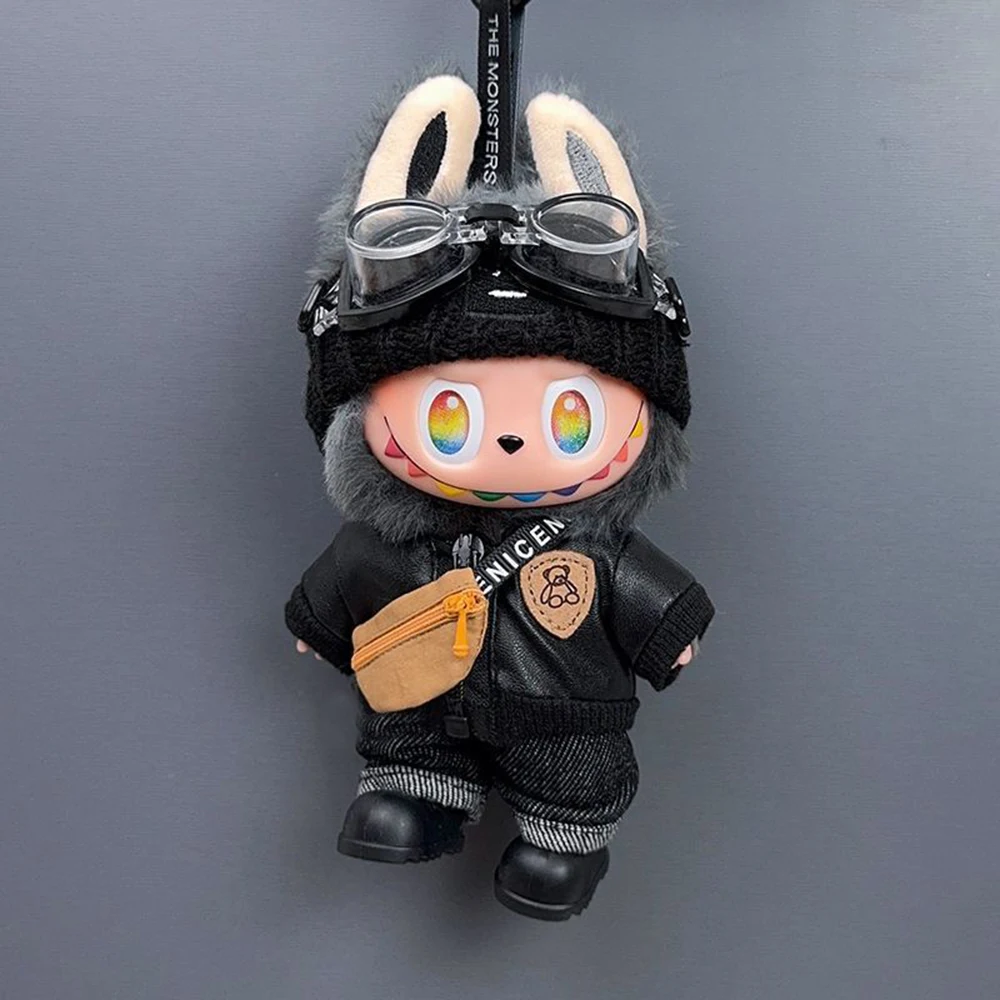 [Sin muñeca] ropa para muñeca Labubu V1V2V3, chaqueta, ropa para muñeca, accesorios para muñecas de colores, decoración bonita, ropa de moda