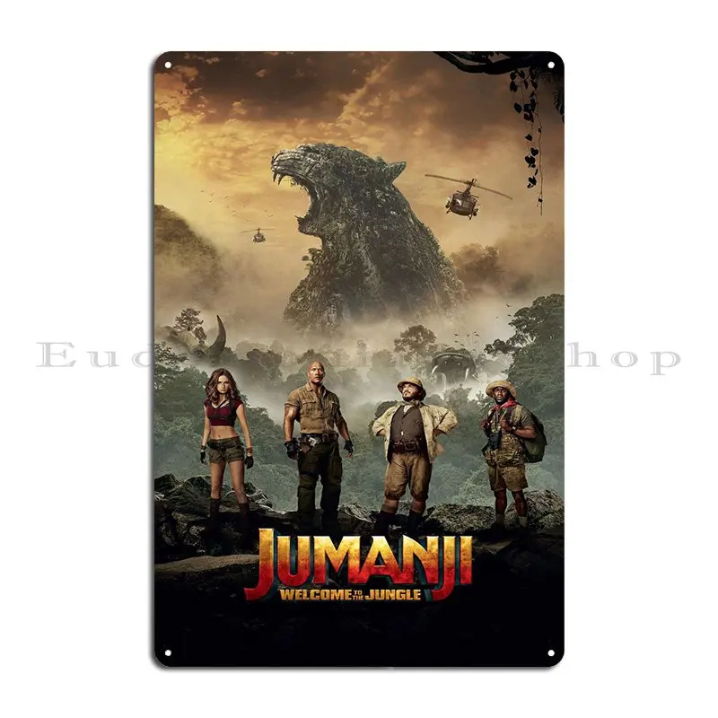 Jumanji Metal Sign Wall Mural Pub Kitchen Customize Custom Tin Sign Poster