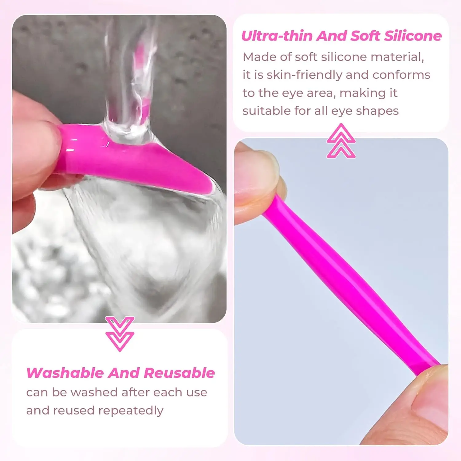 PERMANIA – colle de levage de cils, baume de levage de cils avec coussinets de levage de cils, boucliers de levage de cils plats, outils de bouclage