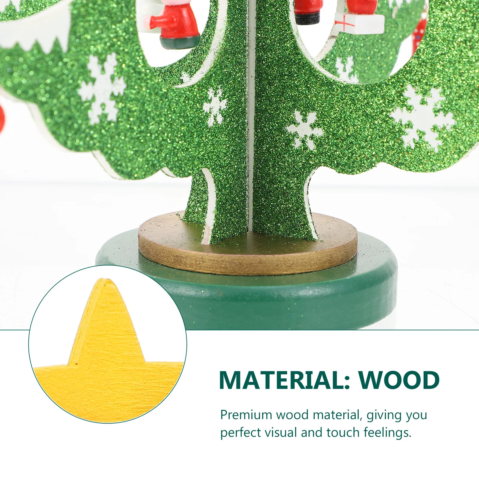 

1Pcs Decorative Xmas Color Unique Design Indoor Home Party Festive Atmosphere Enhancer Mini Adornment