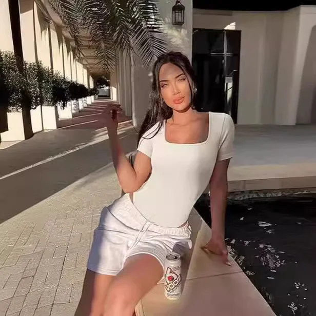 

Sexy ort-Sve One-Piece Suit for Women Low-Waist ort Pants Thin Fabric Comfortable Spring Faion Trend Brand Unbranded