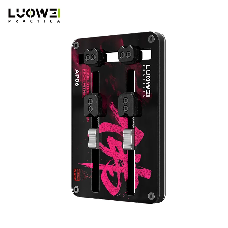 LUOWEI LW-AP06 Dispositivo in vetro temperato a doppio asse Resistenza alle alte temperature per lo strumento di riparazione della saldatura della scheda madre del telefono cellulare