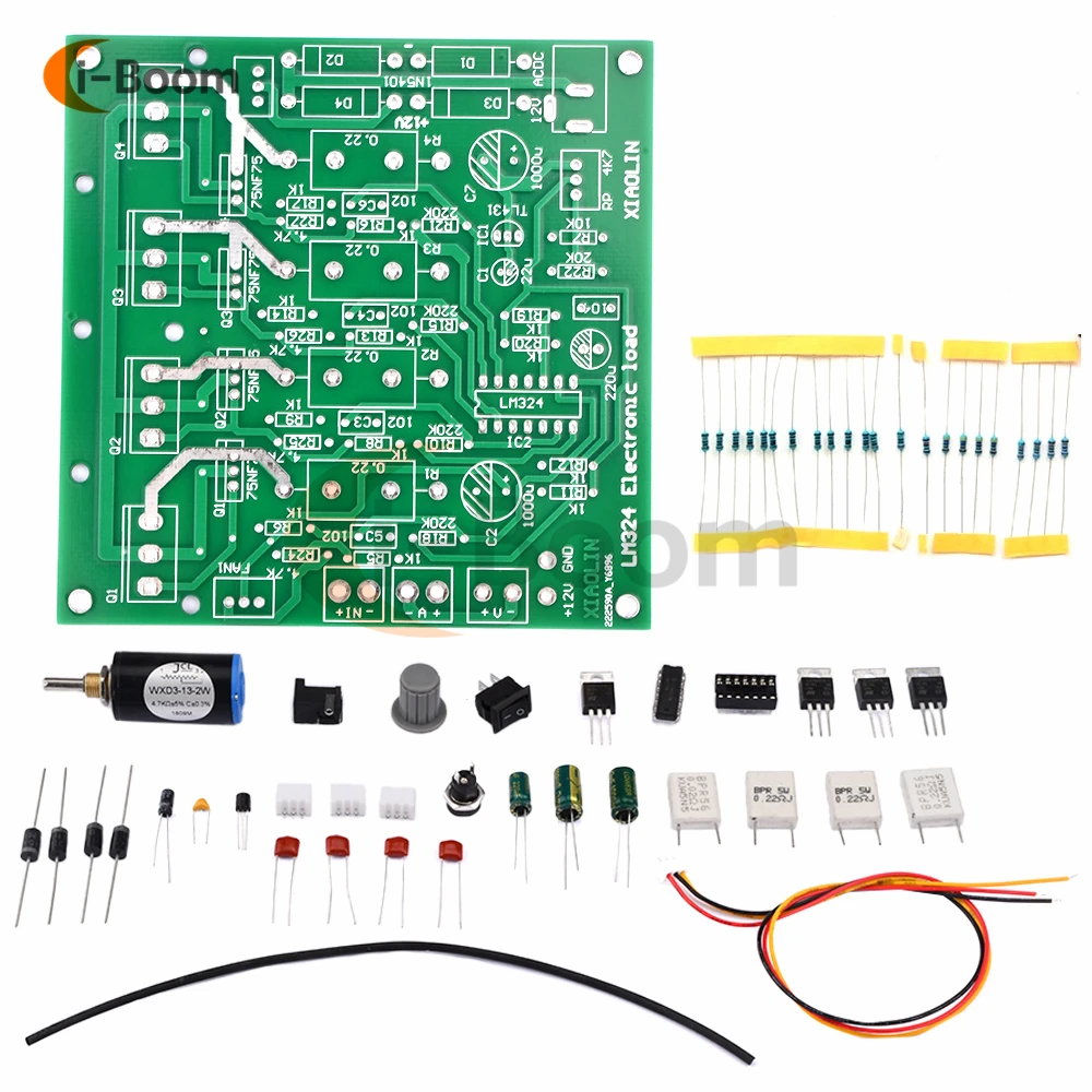 DIY Kits 15V 10A 150W Battery Capacity Tester Adjustable Constant Current Electronic Load Discharge Test Replacement