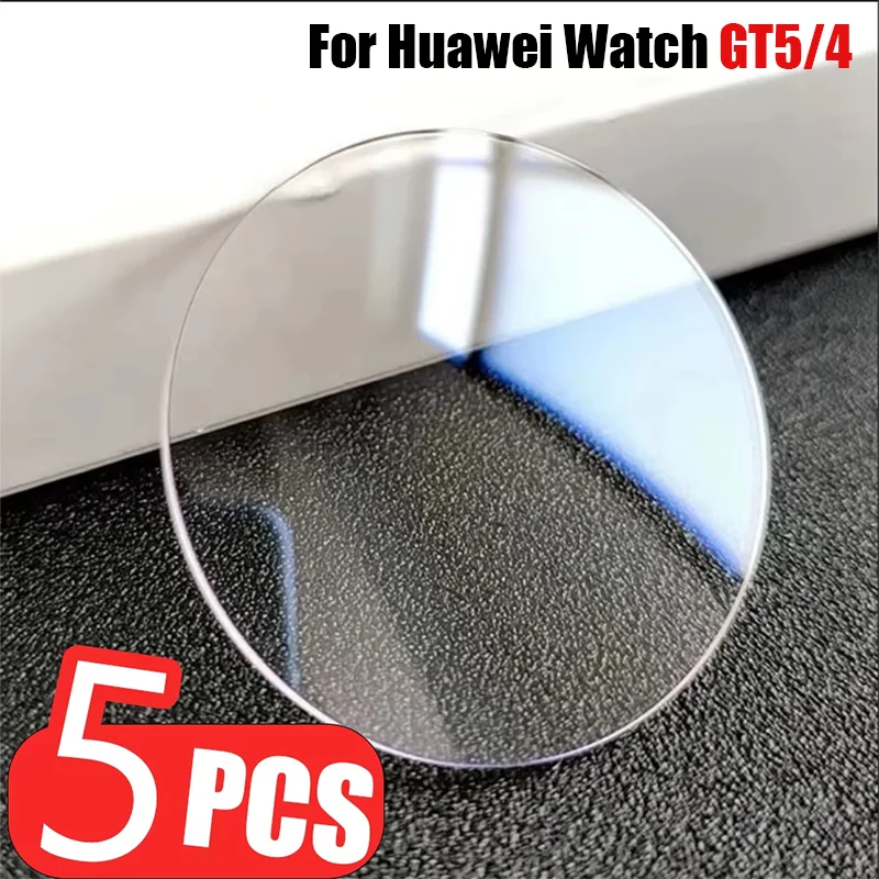 5pcs Tempered Glass For Huawei Watch GT5 GT4 41mm 46mm Accessories Screen Protector Film For Huawei Watch GT 4 GT 5 41 mm 46 mm