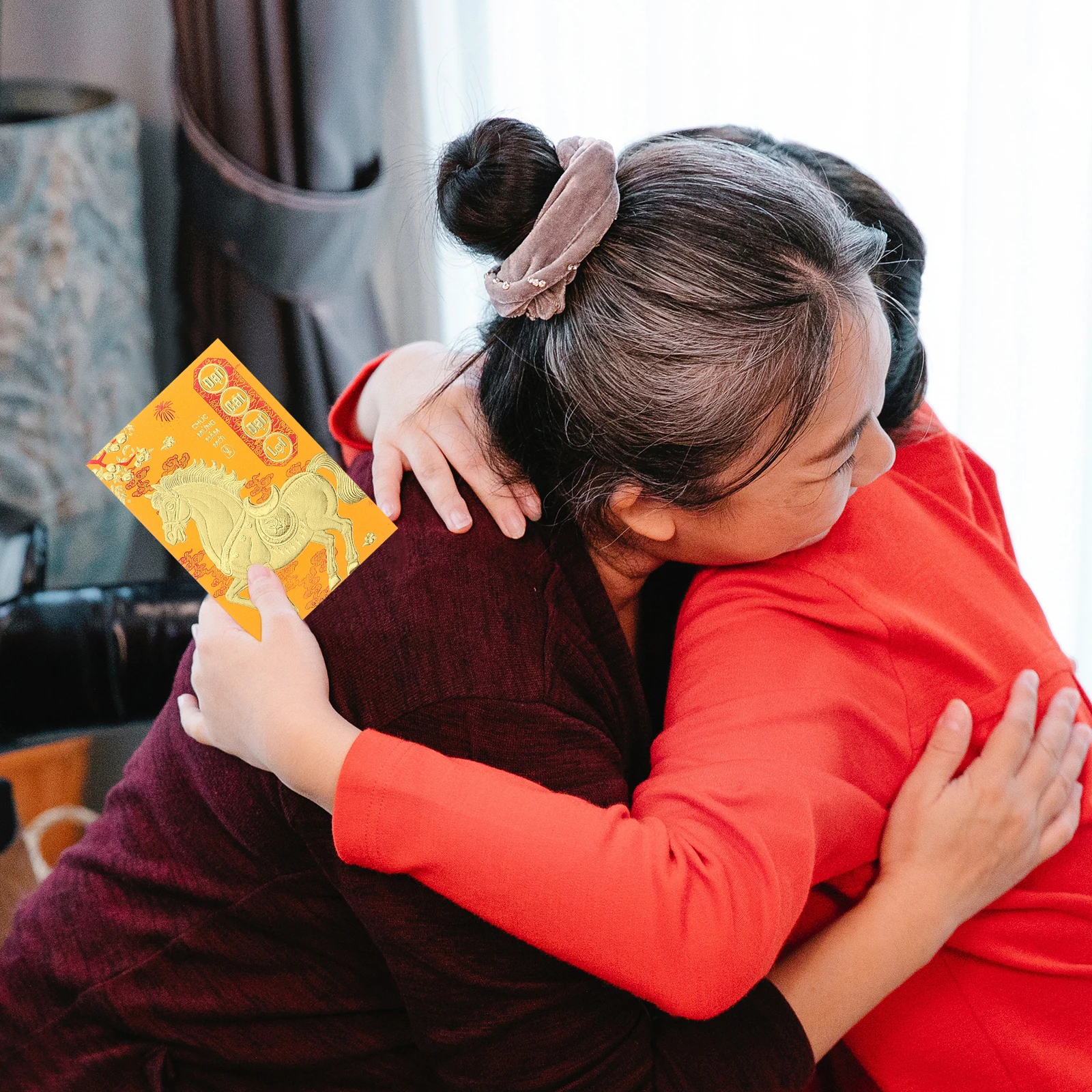 120Pcs Vietnamese Lunar New Year Red Envelopes Year of Horse Money Packets Xi Lucky Gifts Chinese Red Envelope