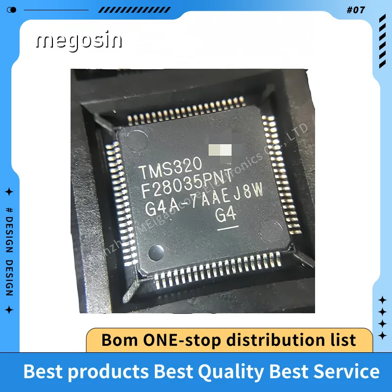 1pcs/lot TMS320F28035PNT TMS320F28035 F28035PNT LQFP-80 Microcontroller chip