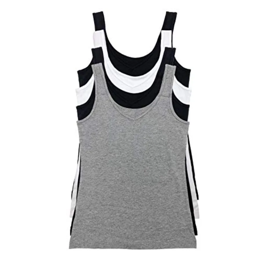 

Felina Reversible Cotton Womens Tank Top 4-Pack