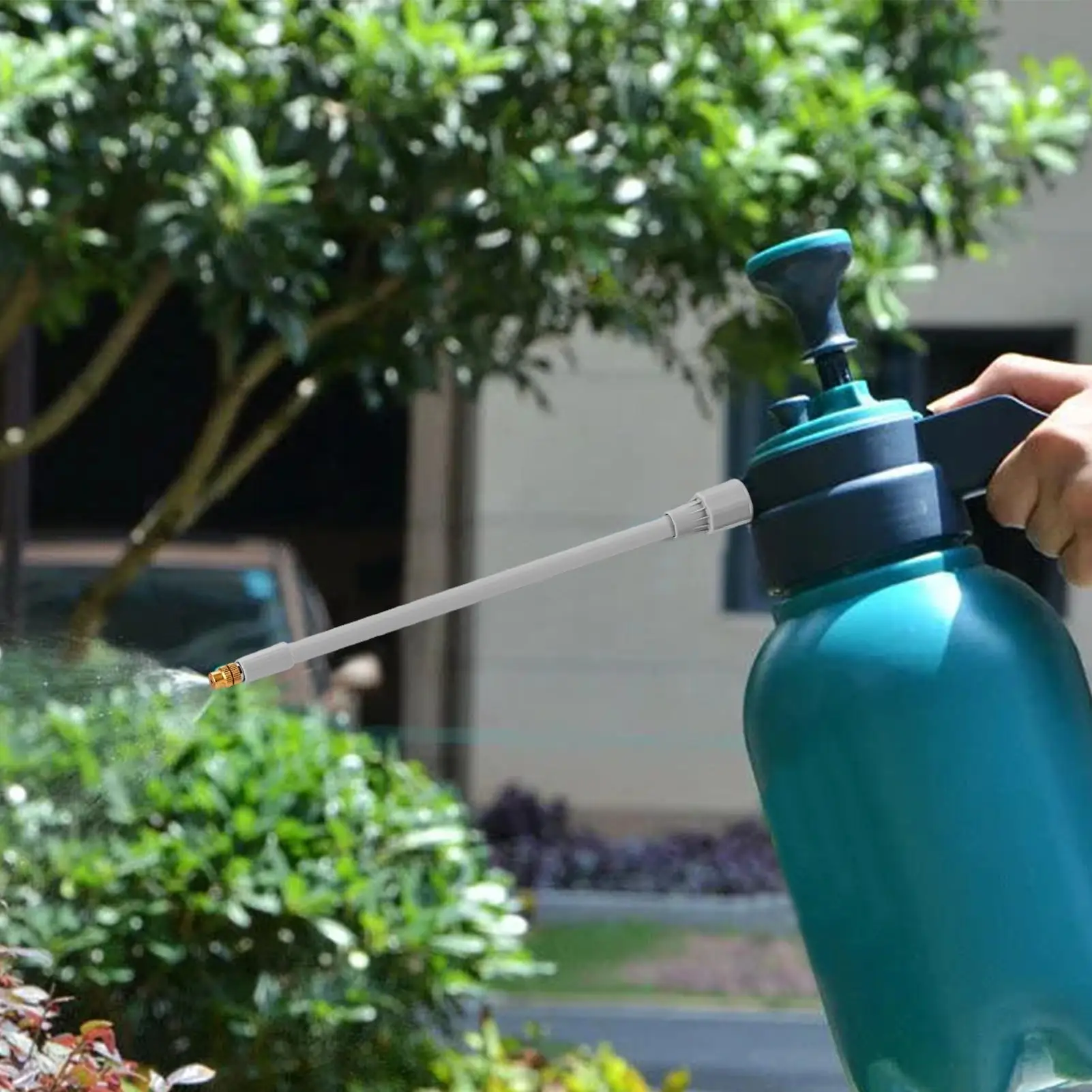 high pressure universal rod extension spray bar, atomizing nozzle, household watering curved spray bar Air pressure spray bottle - view 3