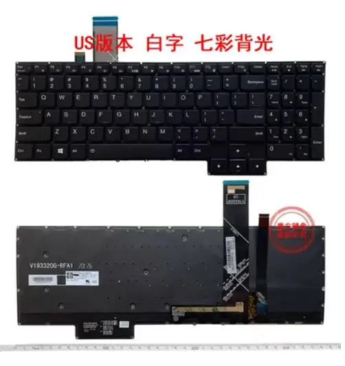 

US RGB Backlit Keyboard for Lenovo Legion Y7000 2020 R7000 2020 Y7000P R7000P 2020