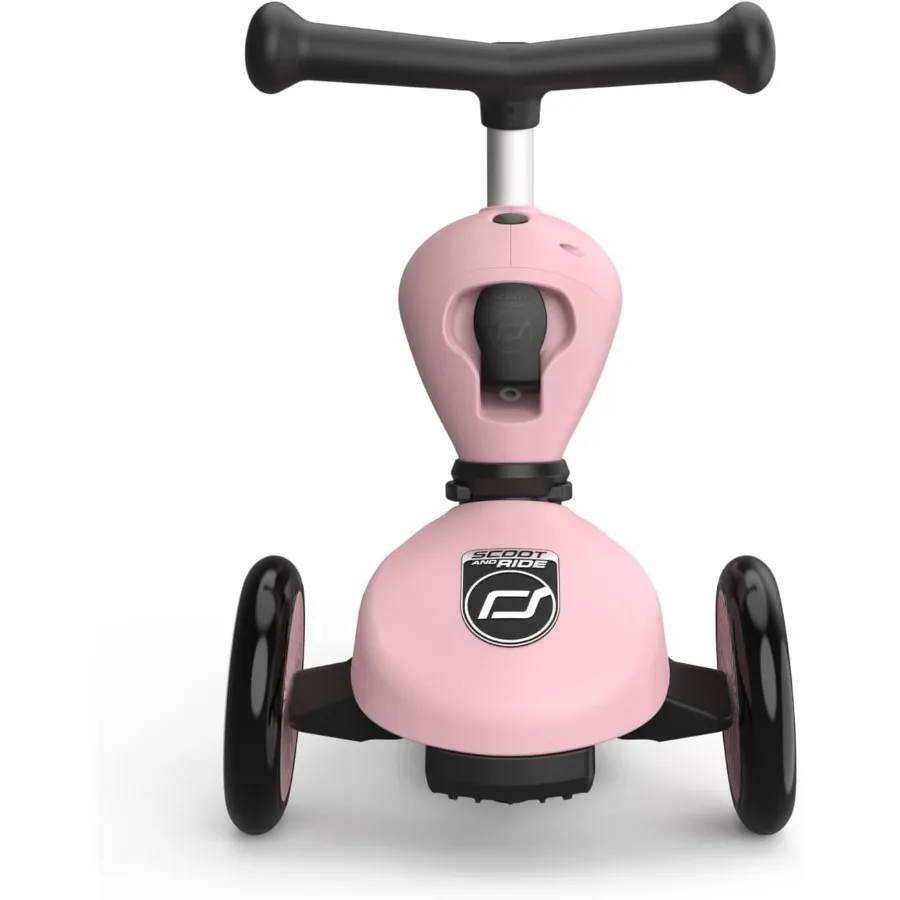 Highwaykick 1, monopattino per bambini 2 in 1 con sedile e monopattino per età di 1 a 5 anni, rosa - Giocattolo da corsa per bambini per interni o esterni con regolazione