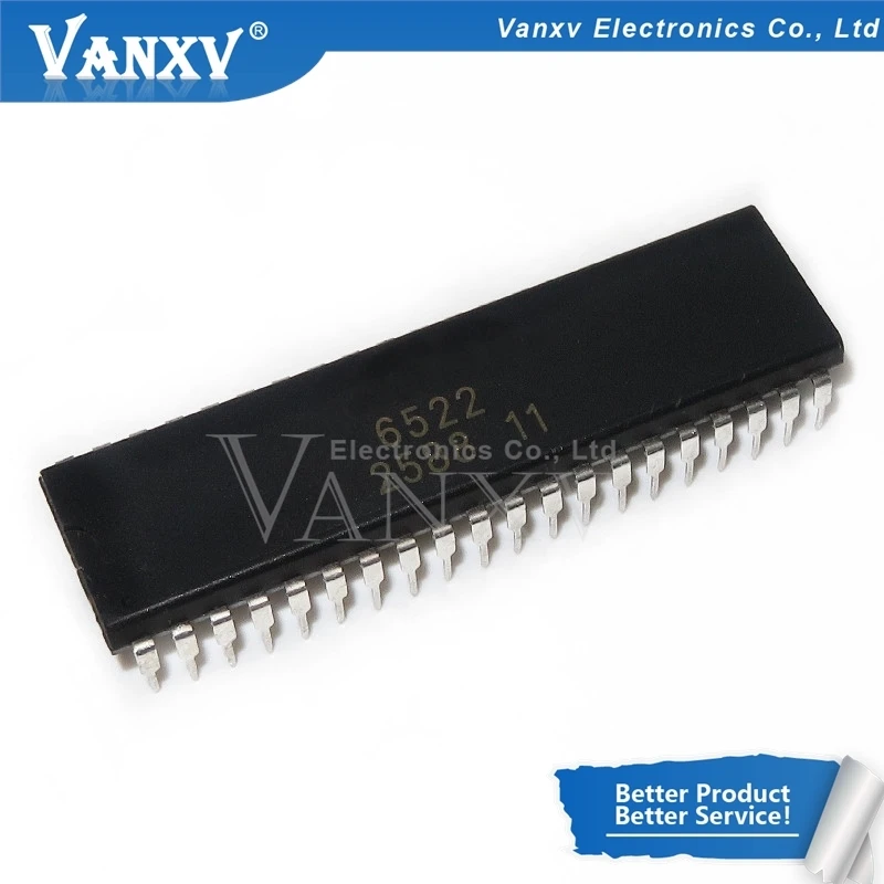 1-20PCS MOS6522 6522 MB8877A MB8877 ICL7106CPL ICL7106 ICL7107 7107 Z84C2008PEC Z84C2008 6581R4AR 6581 DIP-40