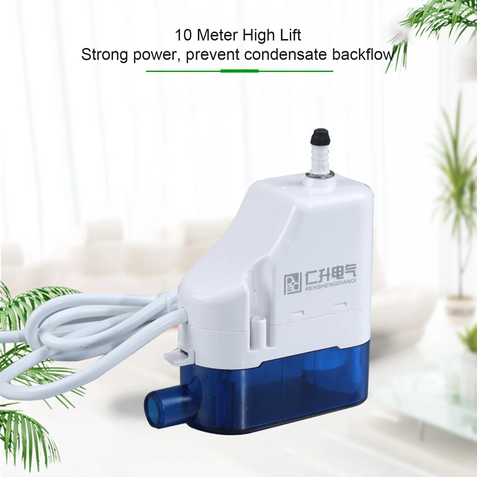 Condensation Drain Pump 100-230V Fast Heat Dissipation Compact Drain Pump Anti Vibration Low Noise for Commercial Ice Machines