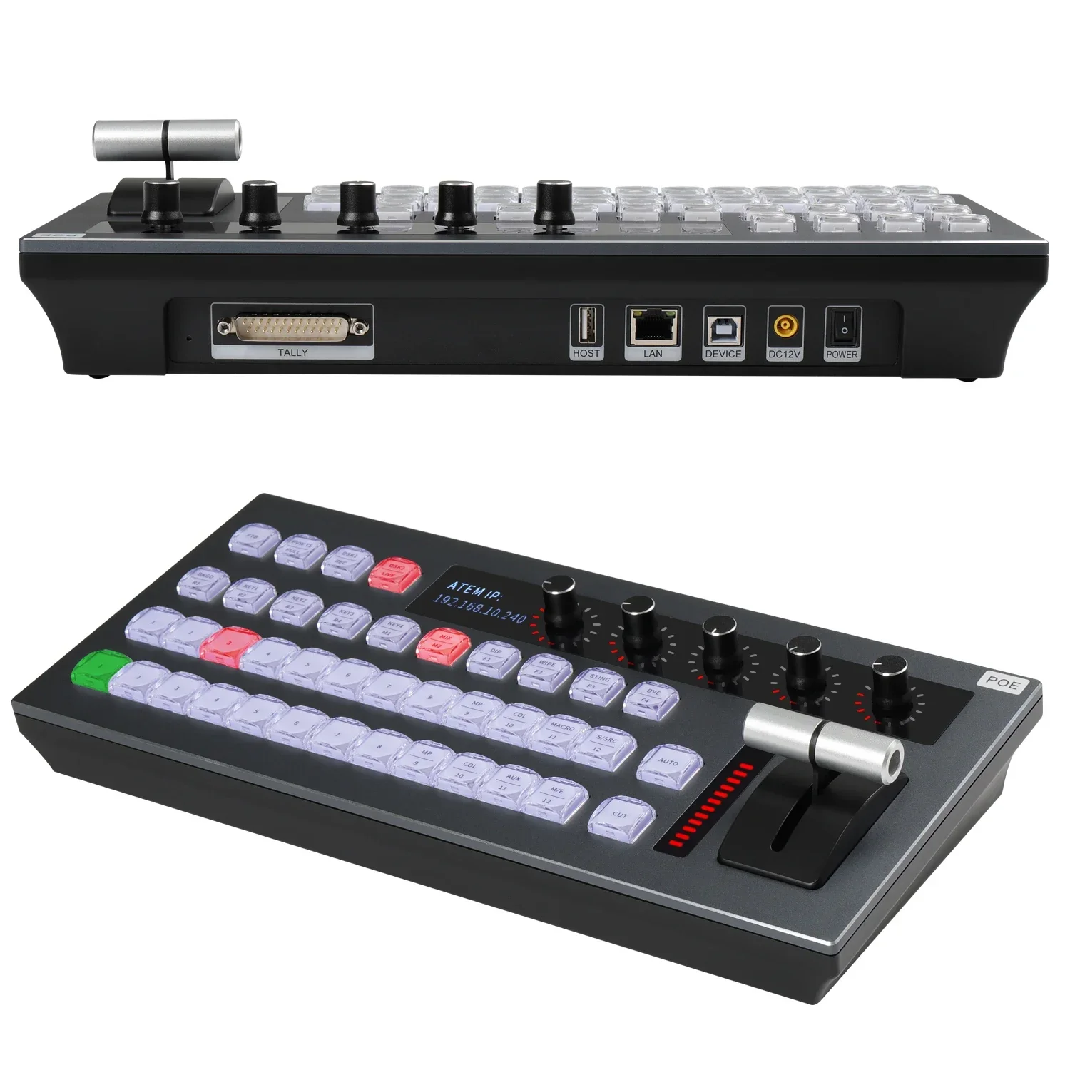 Cyber Monday Sale Factory  KC700  Video Switching Keyboard Live Broadcasting Switcher Video Mixer Switcher