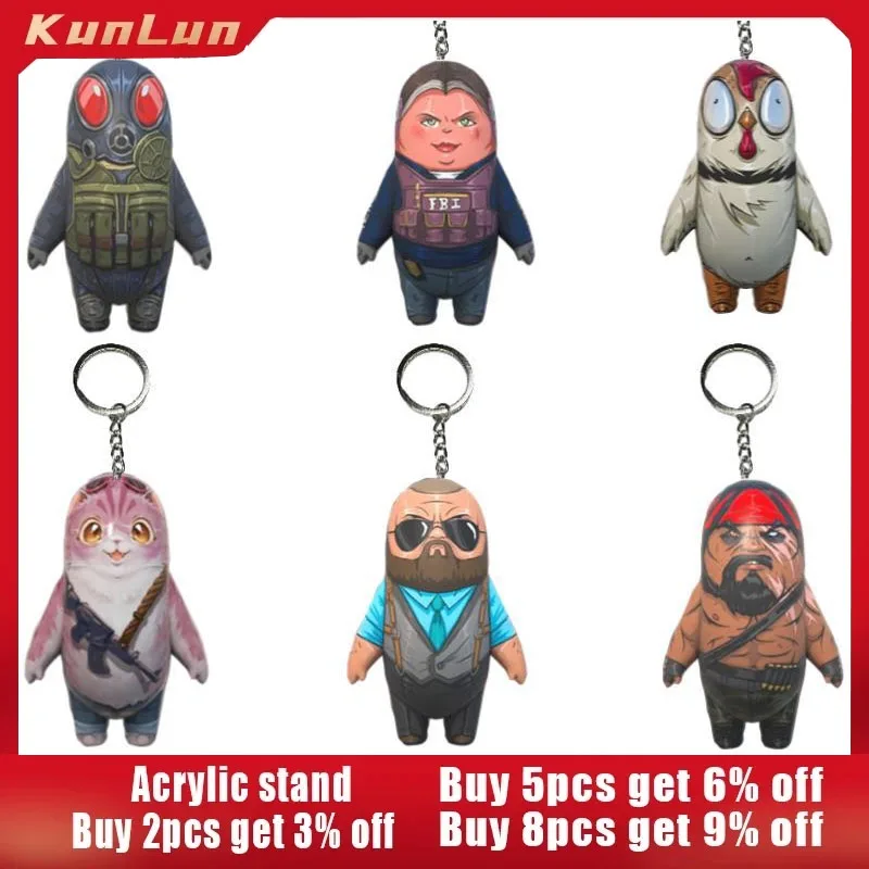 

Go Go Game Peripherals Acrylic Keychain Collectible Backpack Key Ring Car Pendants Creative Birthday Gifts for Boyfriend Boy Toy