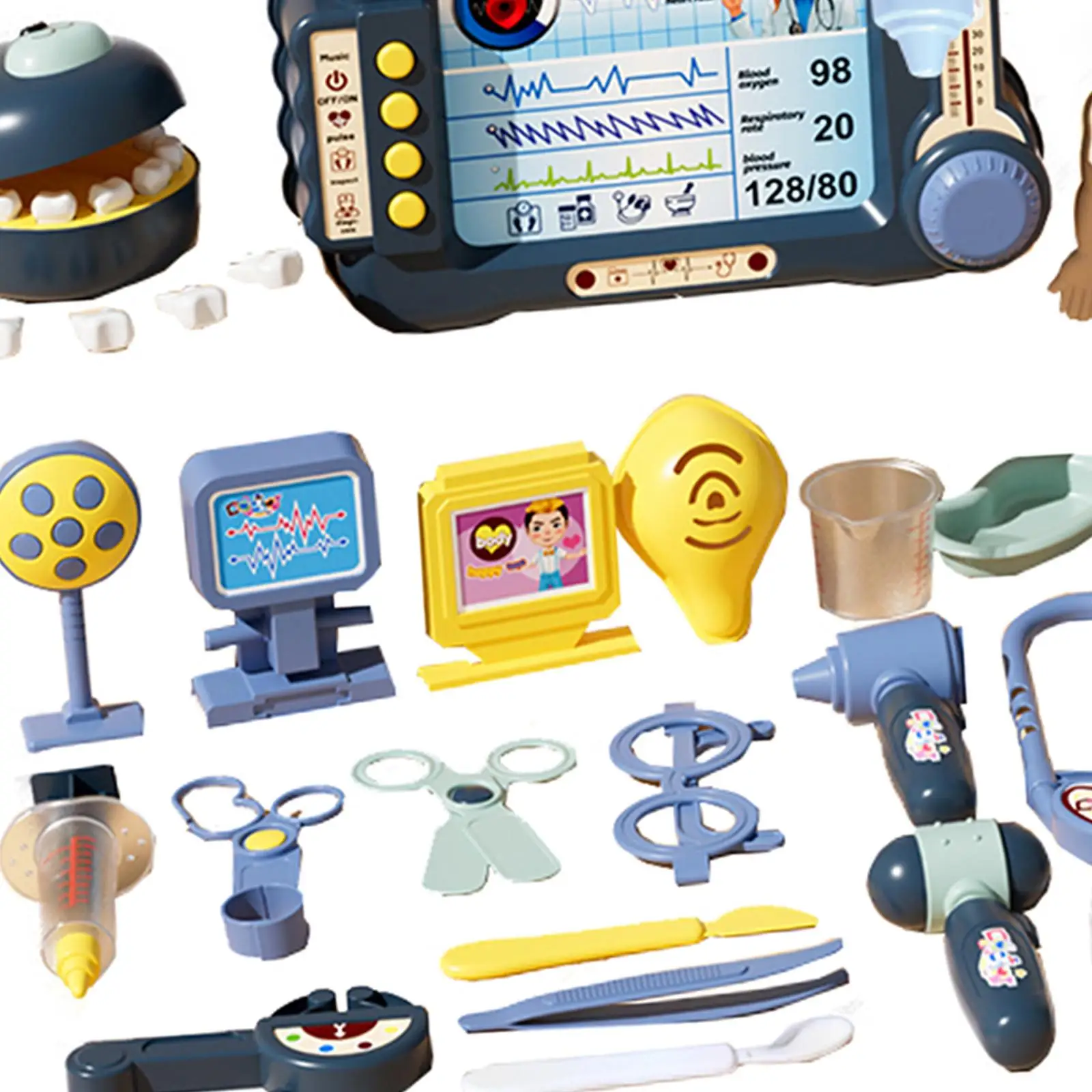 مجموعة ألعاب الطبيب للأطفال، لعبة تعليمية دقيقة للمهارات الحركية التنموية