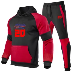 Fabio Quartararo Motorcycle Rider Racing New Tracksuit Male Hoodies Pant Piece Fitness Pullover Sweatshirt Set Casual Sportswear