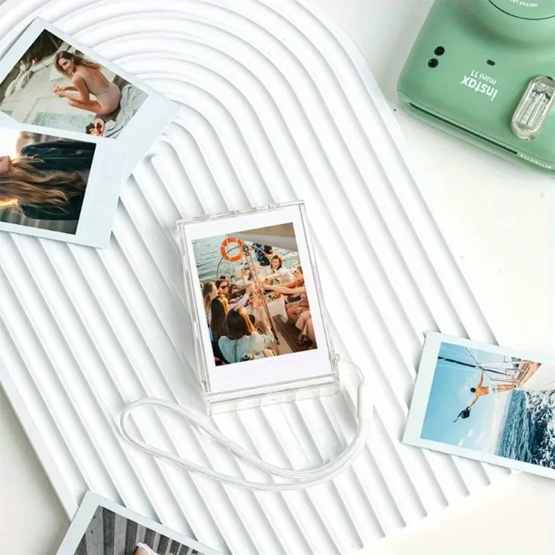 1Pc Polaroid 3-inch Ice Cream Photo Box with Instagram Celebrity Card Display Photo Frame Portable Storage Box view 3