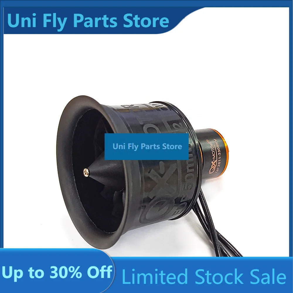 UniFlyQX-MOTOR 50mm EDF 12 Blade Ducted Fan CW/CCW With Brushless Motor, Using 40A/50A ESC, Suitable For Toy Airplanes