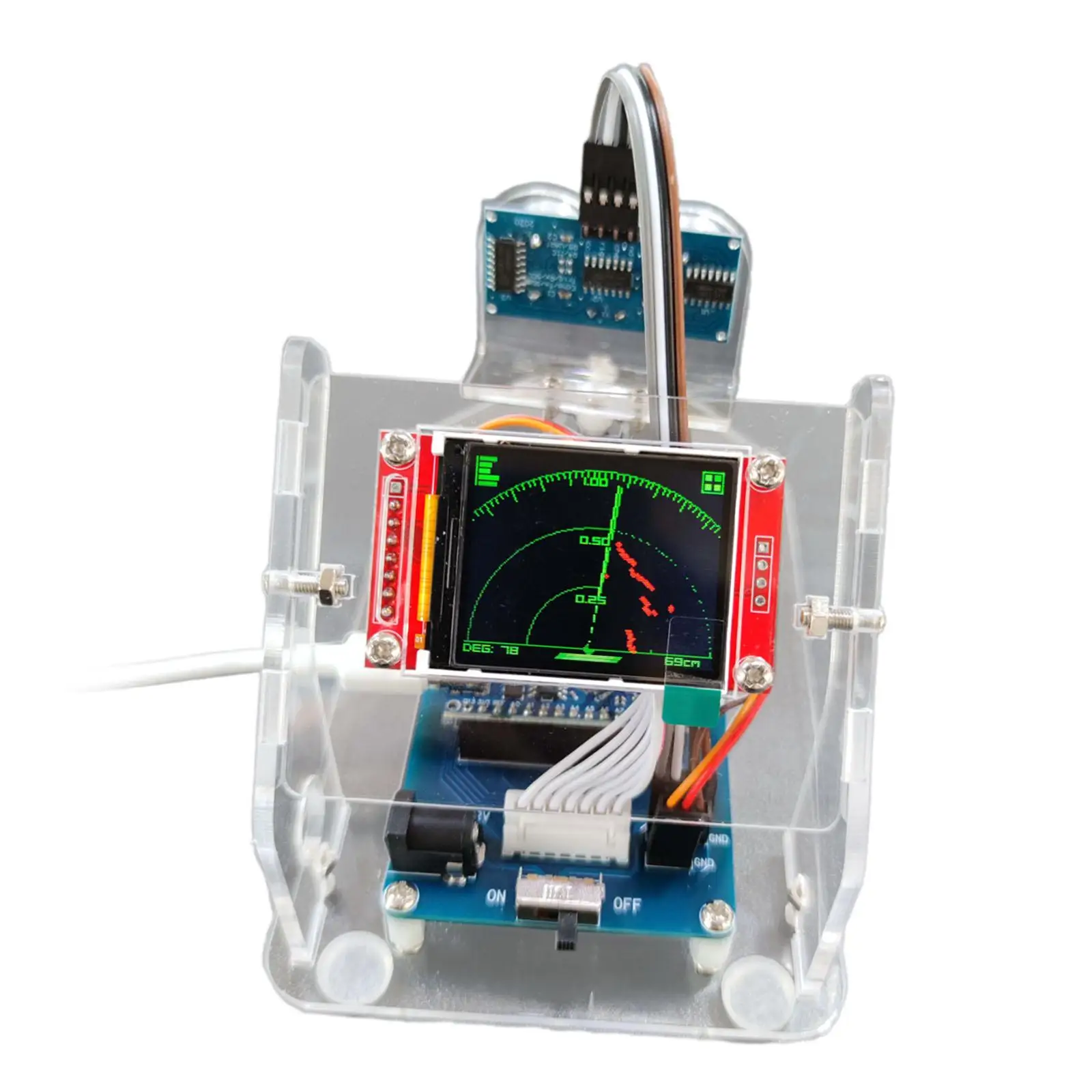 RC Radar Sensors Kit for 1/10 Scale Crawlers with Easy Setup