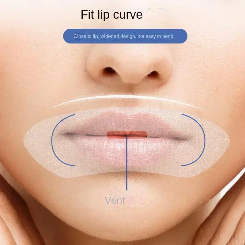 vvocci 30Pcs Patch Mouth Anti-Snoring Nose Breathing Improving Correction Sticker Tape PACK Stickers Night Sleep Lip