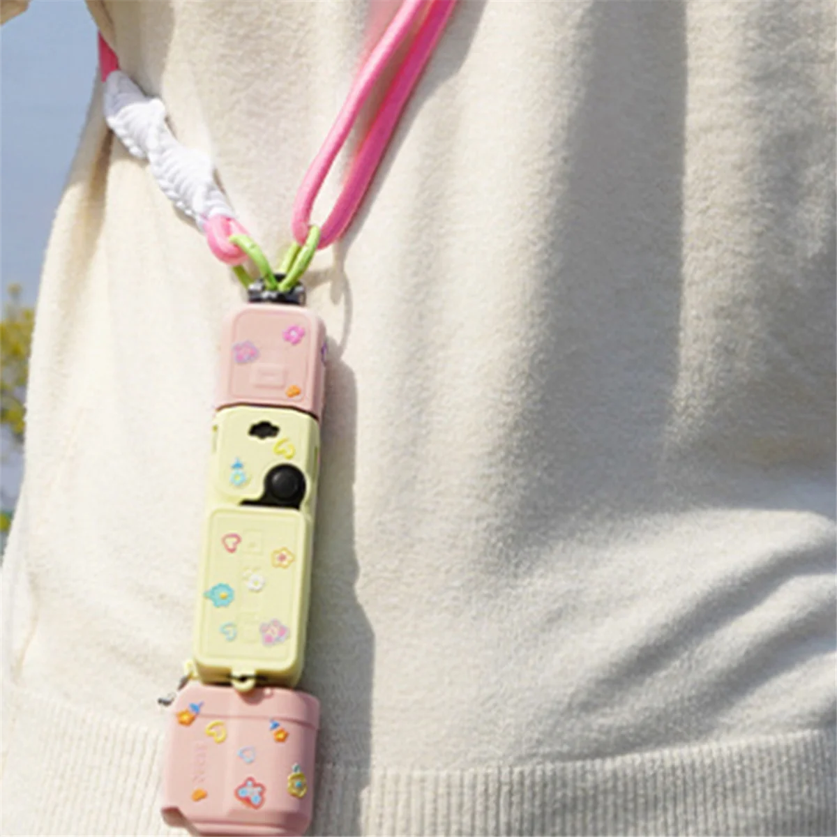 ABGISilicona cubierta protectora para DJI Osmo Pocket 3 mango funda suave antiarañazos Protector portátil carcasa Shell C