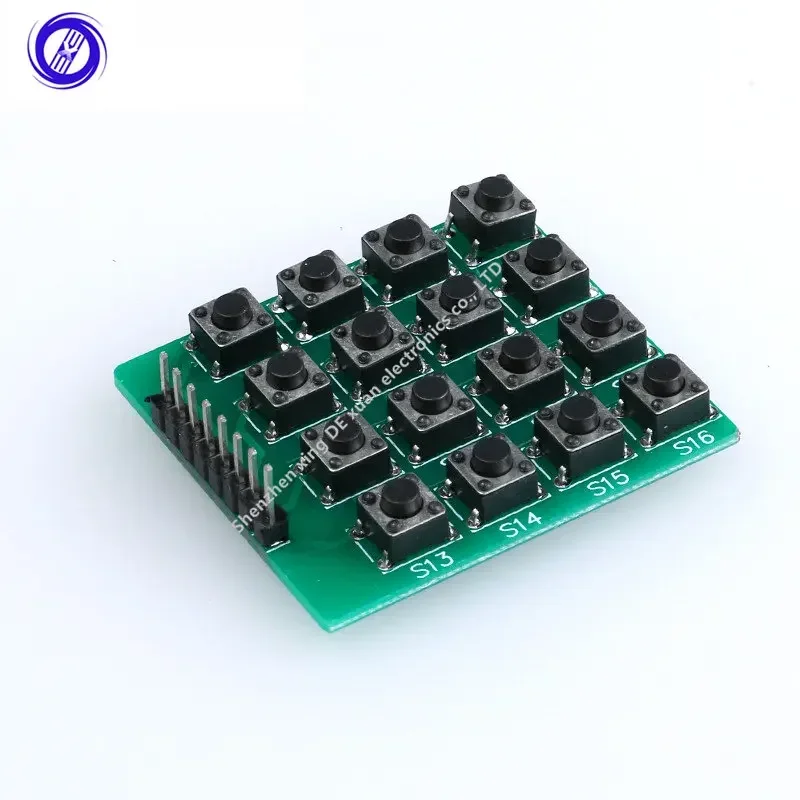 1pcs 4x4 Matrix 16 Keypad Array Keyboard Breadboard Module  Button Mcu  8pin  Micro Switch