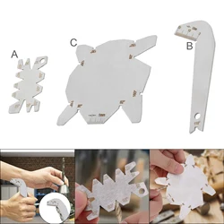 Medidor de ángulo de acero inoxidable, broca de taladro de 118 grados, herramienta de medición de ángulo de modelo de arco de corte de rosca, calibre de corte de tornillo