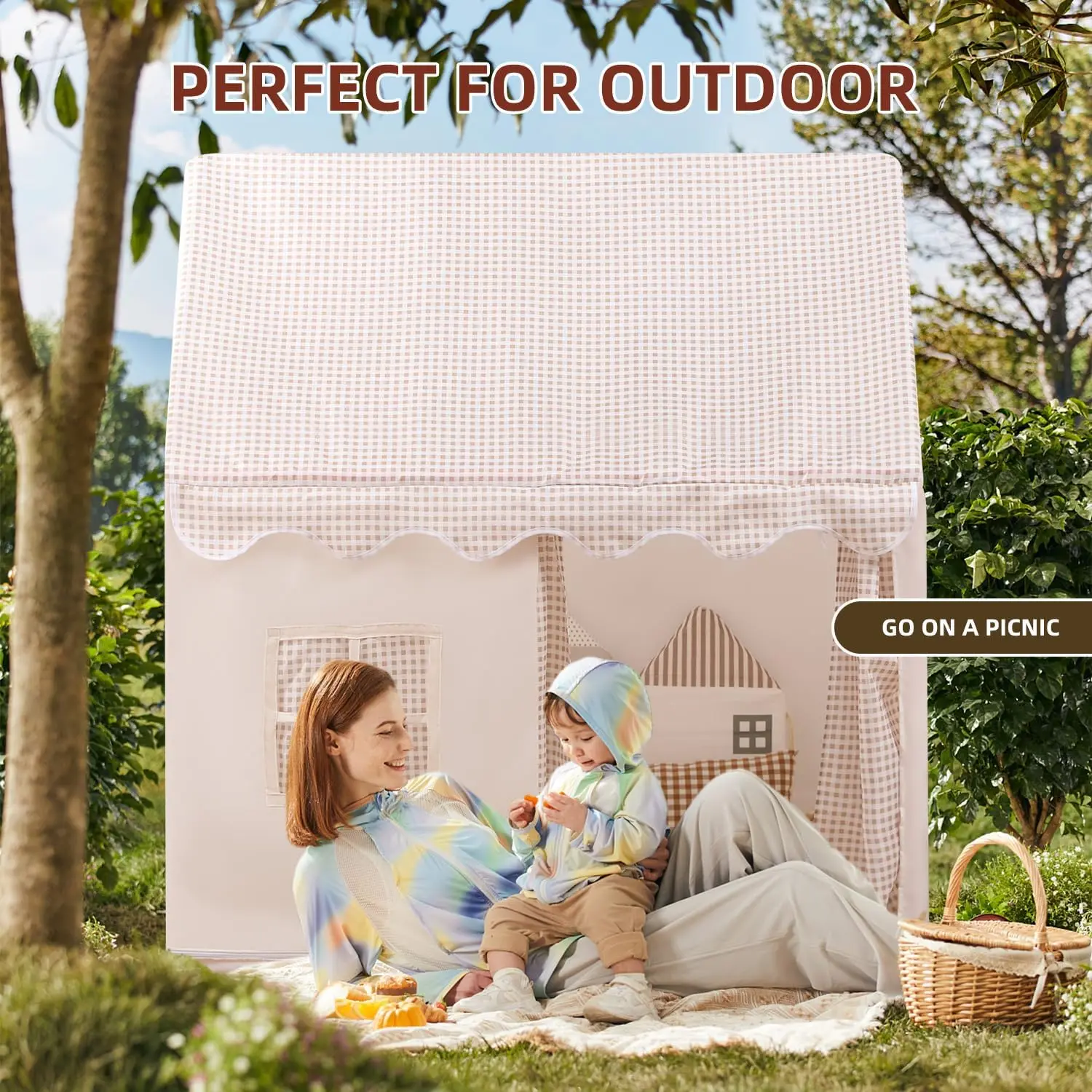 ألعاب أطفال خيمة تيبي الأميرة فتاة القلعة لعب منزل الأطفال منزل صغير قابل للطي خيمة لعب الطفل هدية عيد الميلاد لا كرة خفيفة #5