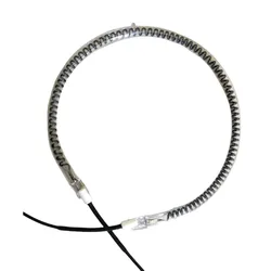 Electric Heater Parts 18cm Diameter Carbon Fiber Heating Tube AC220V 1200W